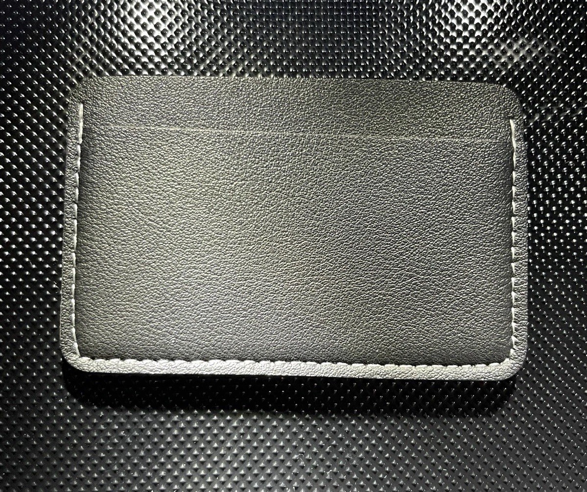 Batman Style Wallet with ID Window Card Holder Superhero Mask Design