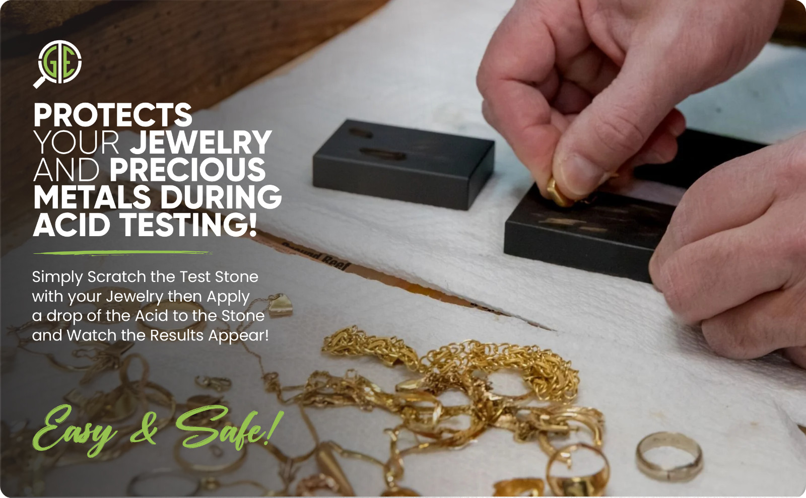 Gold Jewelry Test Kit 10K 14K 18K 22K 24K Tester 999 Diamond Gemstone Metal Test