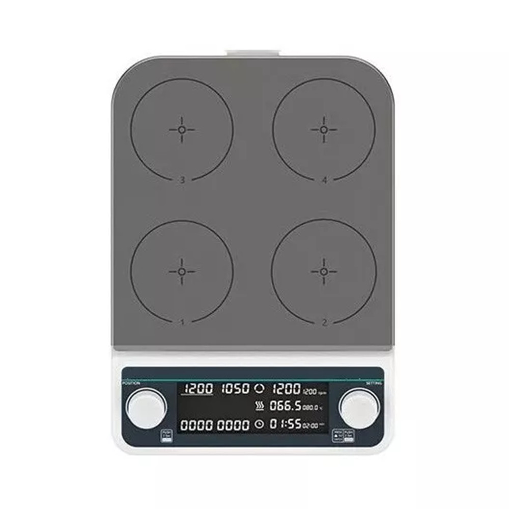 Multi-position Hotplate Magnetic Stirrer with 4 Position Max Temperature 120 ℃