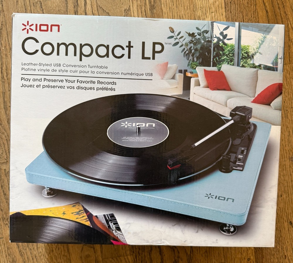 New -  ON Audio Compact LP USB Conversion Turntable