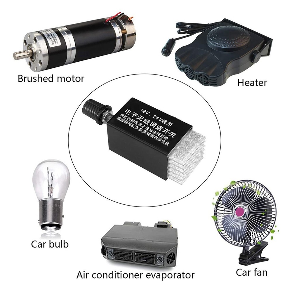 1Pc motor speed controller DC 12V / 24V 10A motor speed controller switch for A7716