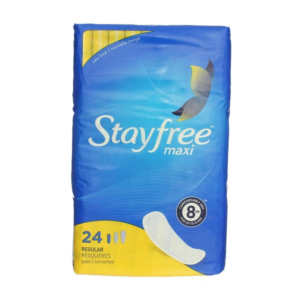 Stayfree Maxi Pads 24ct Regular (24 Count)