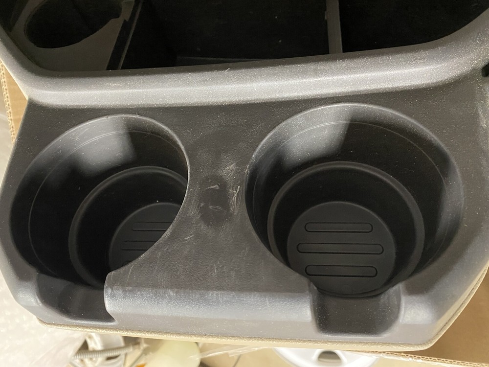 97-15 Ford Econoline Van Tan Center Console Cup Holder