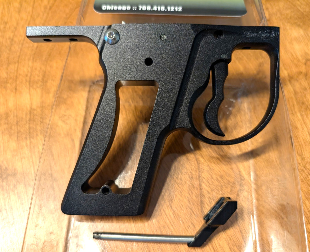 Shocktech Autococker Hinge Frame with Beavertail, NIB, never installed or used