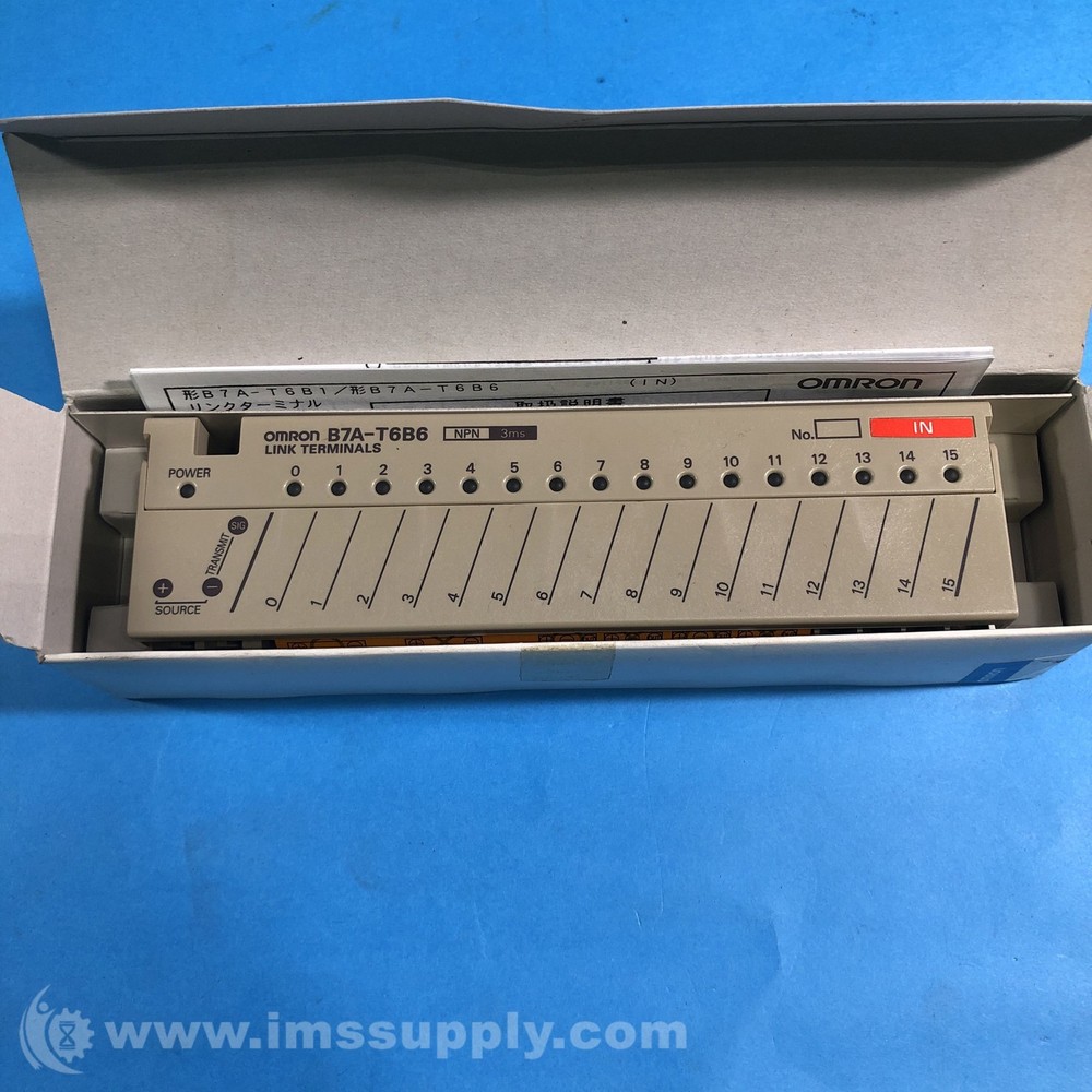 Omron B7A-T6B6 Link Terminal FNFP