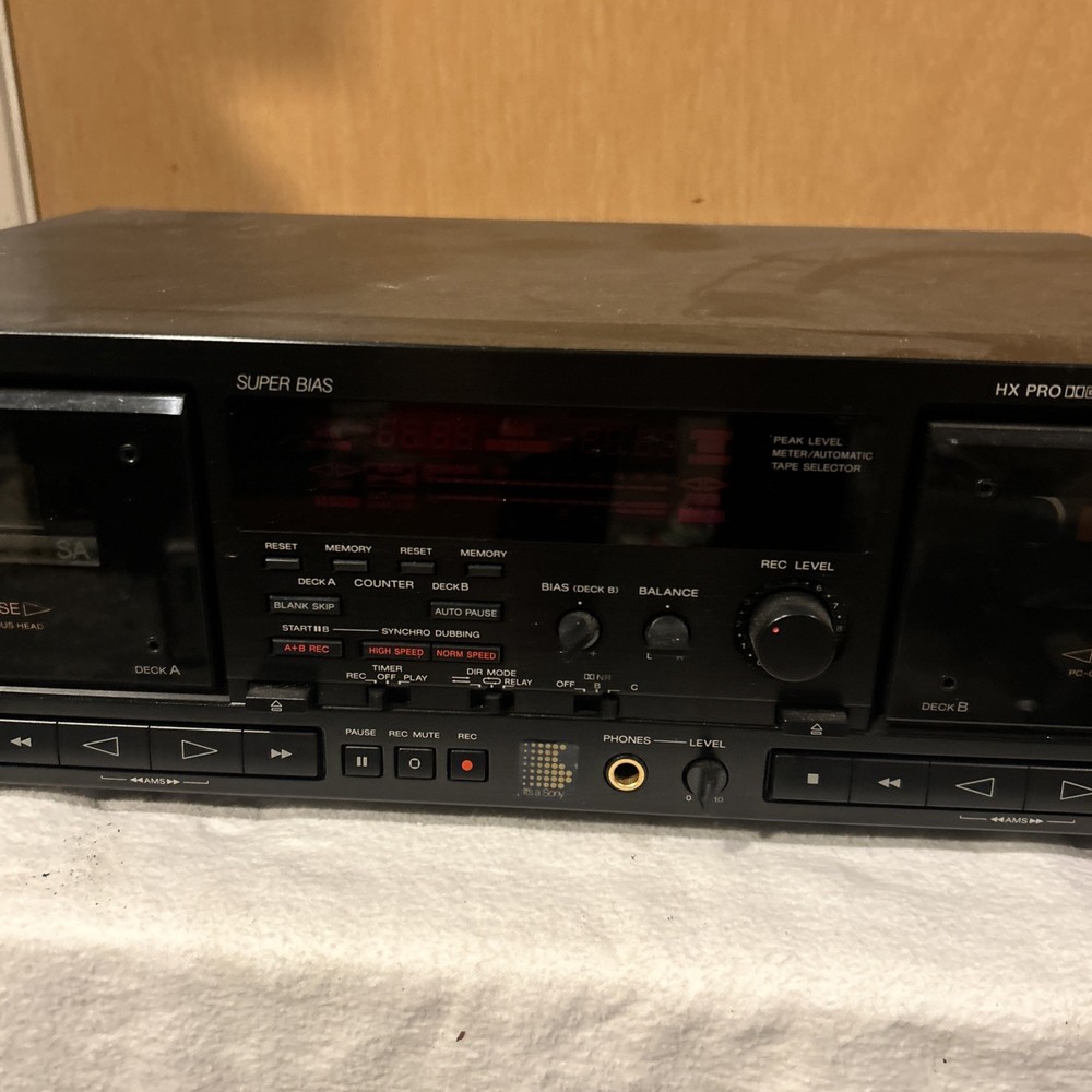 Sony HX Pro Stereo Cassette Deck TC-WR87ES