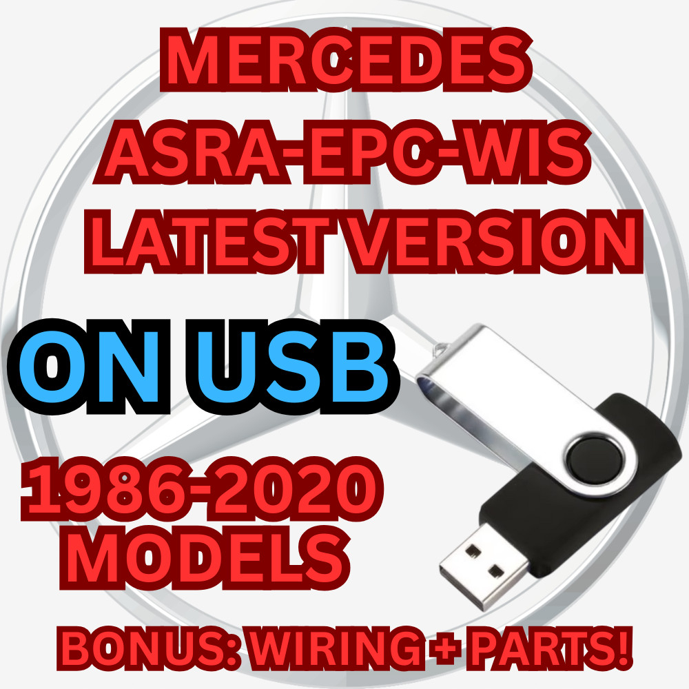 Mercedes Benz ALL MODELS 1986-2020 Service Repair Workshop Manual USB