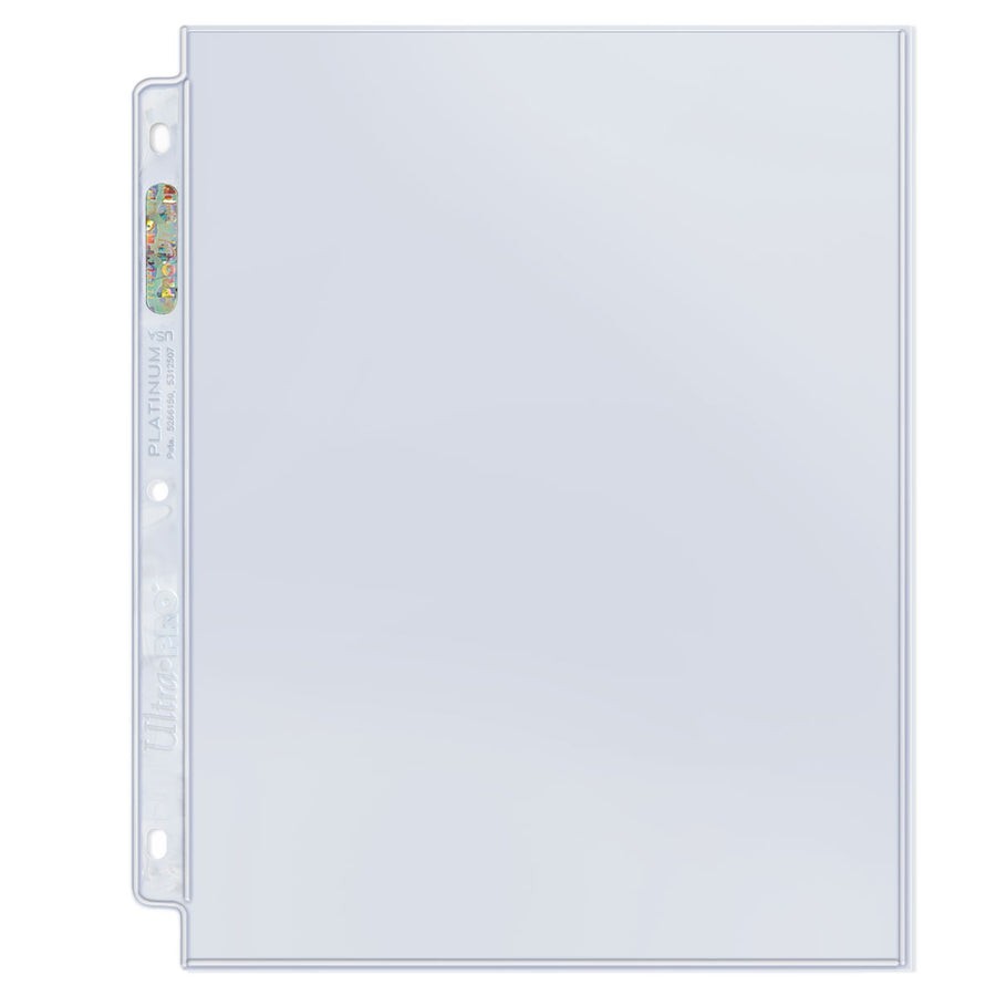 1 pk of 100 Ultra PRO Platinum Series 8 ½" x 11" Magazine 1-Pocket Binder Pages