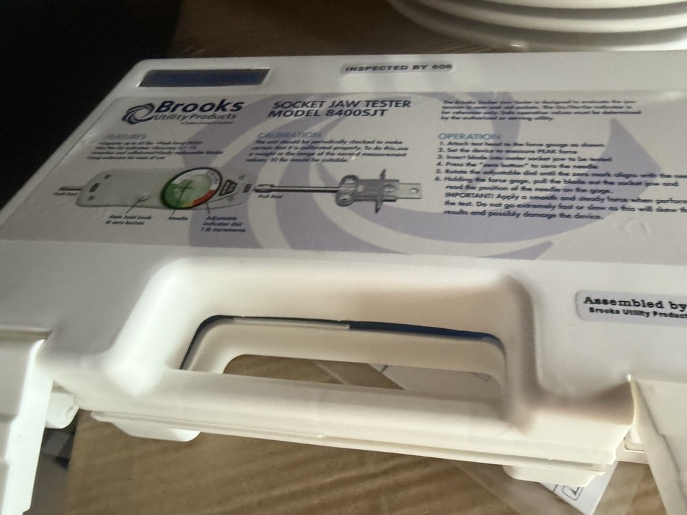 Brooks Socket Jaw Tester Model 8400SJT