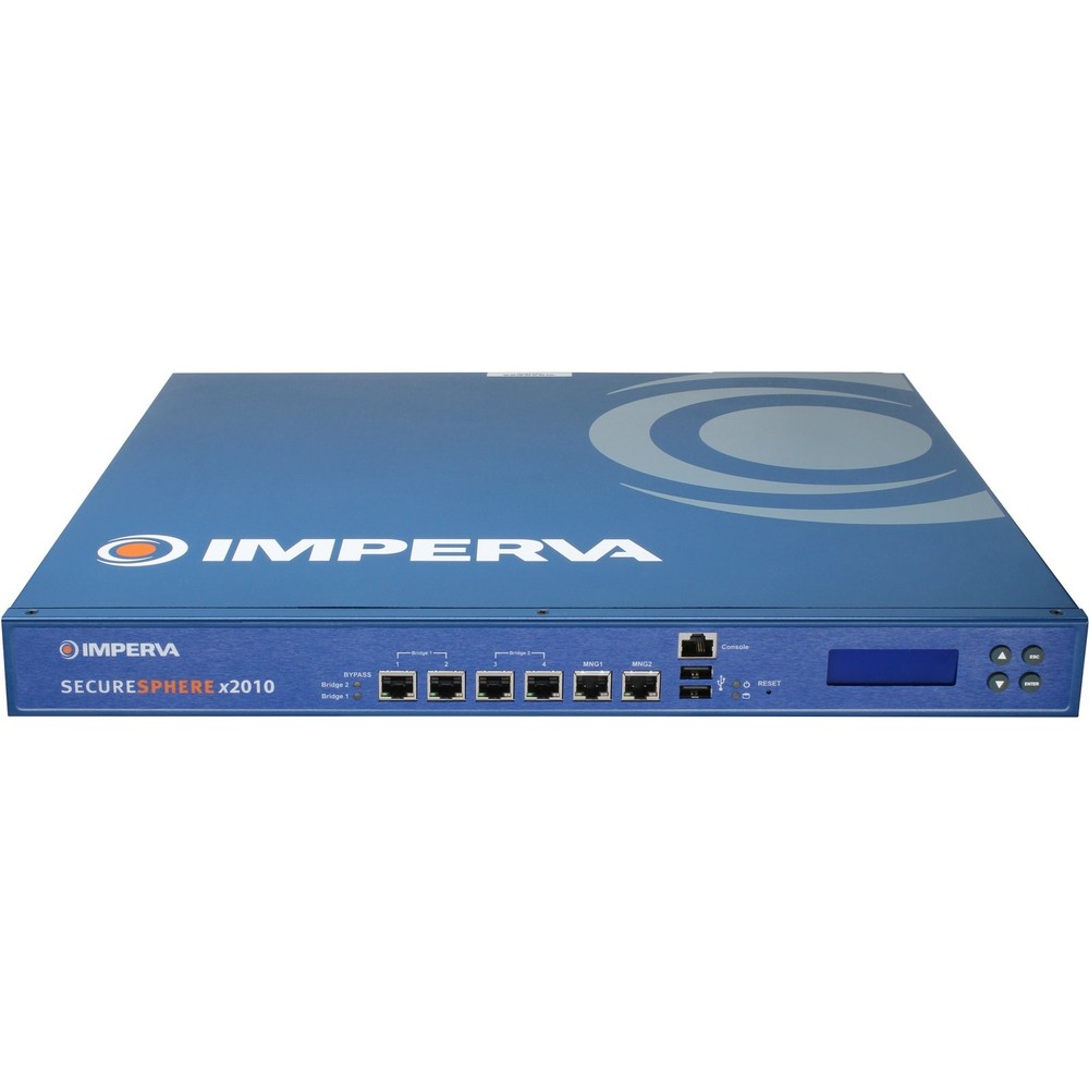 Imperva SecureSphere X2010 4P 1GbE Security Appliance