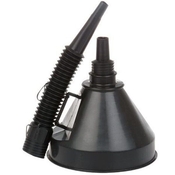 Durable Universal Plastic Funnel - Ideal for Kitchen, Garage & Car Oil Changes