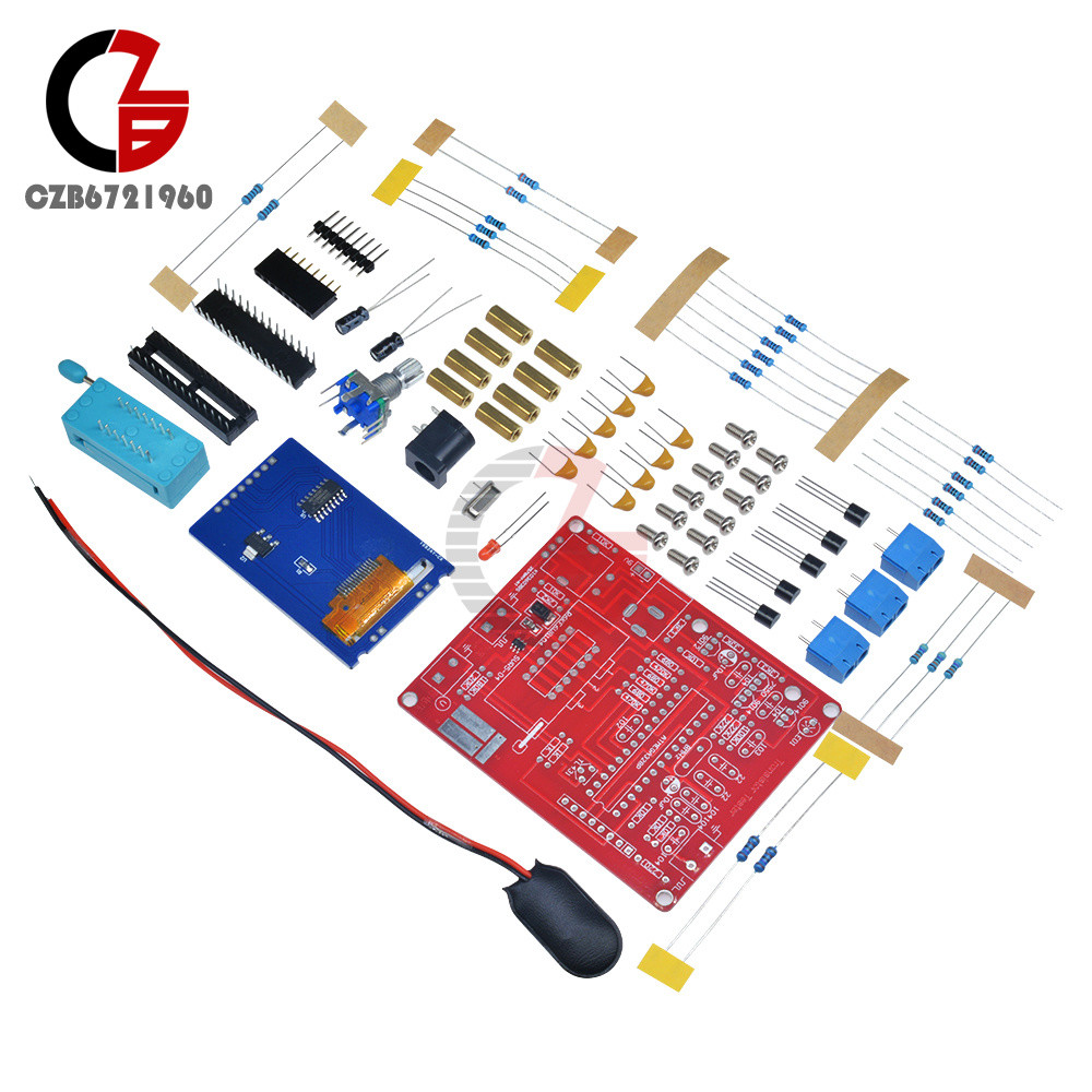 DIY TFT Mega328 Transistor Tester LCR Capacitance ESR meter Kit Frequency Signal