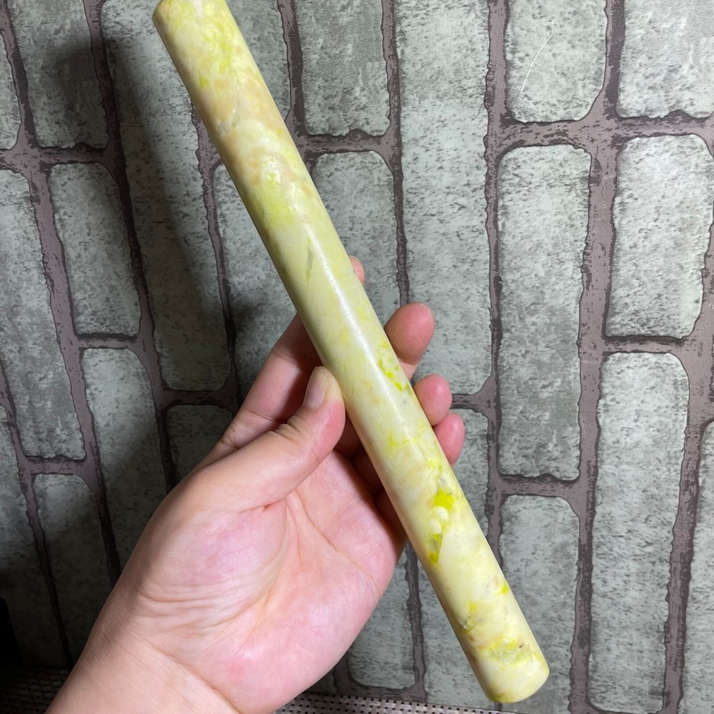 1pc Jadeite Boulder stone Rough Raw Cut rolling pin Jade Specimen - random