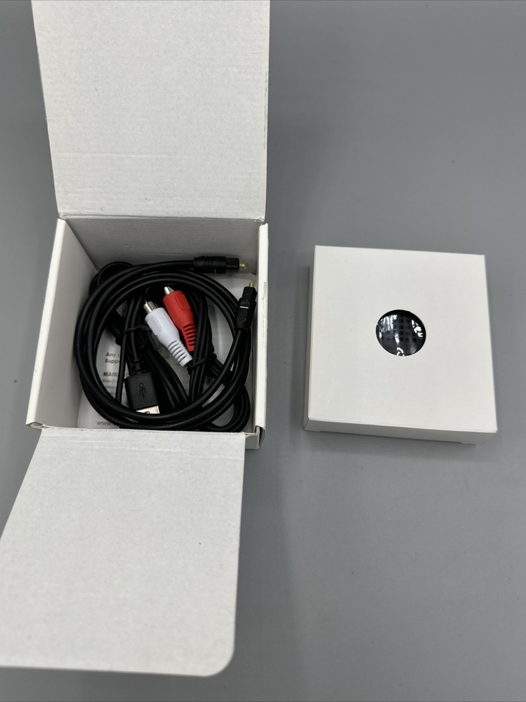 1 Mii Wireless Audio Transmitter To Wireless Model # 2AUFR- RT902 Black New Open