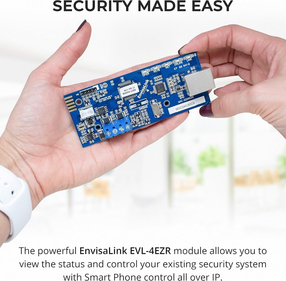 Security Interface Module for DSC and Honeywell Systems with Remote Control
