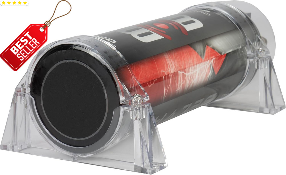 BB2D 2.0 Farad Car Capacitor Digital Red Display High Power 2000W US
