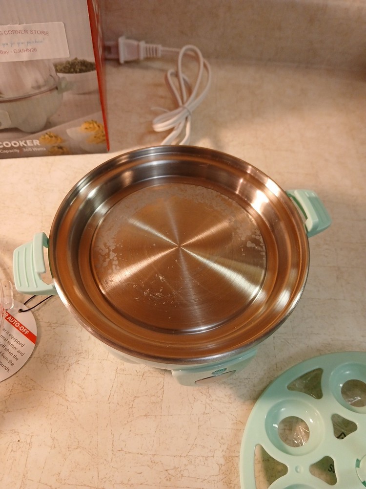 DASH Rapid Egg Cooker 6 Egg Capacity Electric Egg Cooker for Hard Boiled Egg