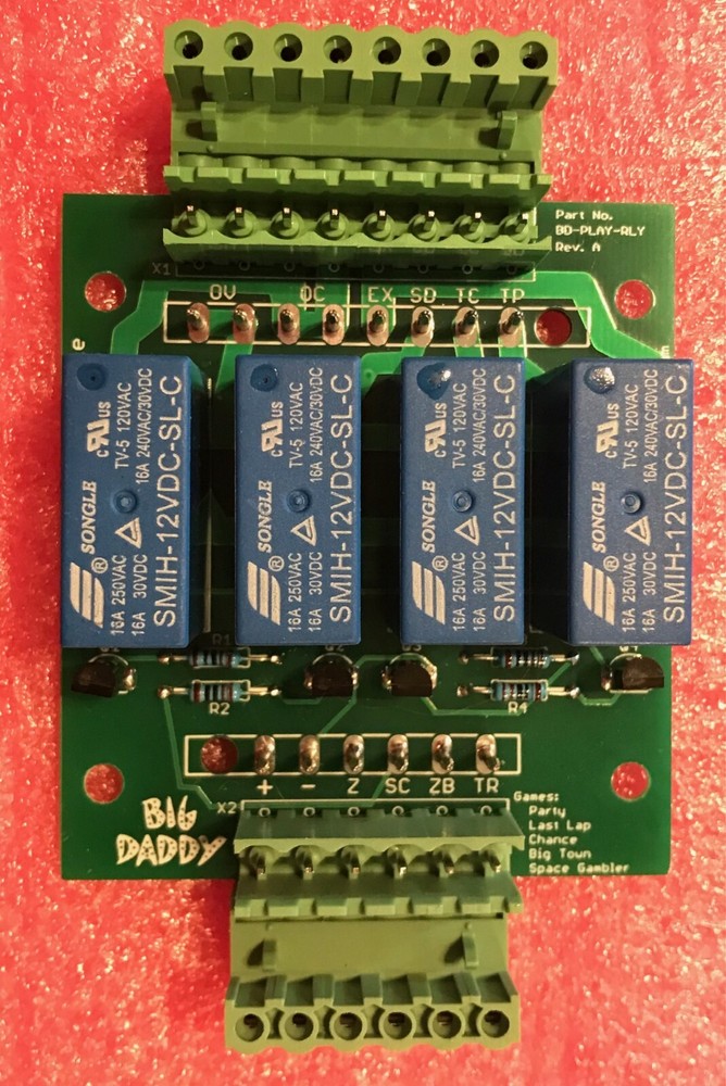 Relay Board/Module for 1st generation Solid State Playmatic pinball machines