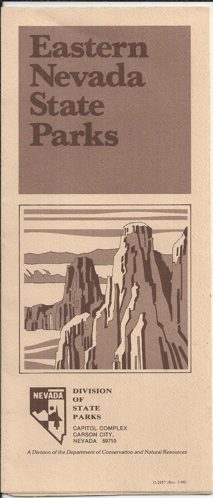 Eastern Nevăda State Parks Brochure
