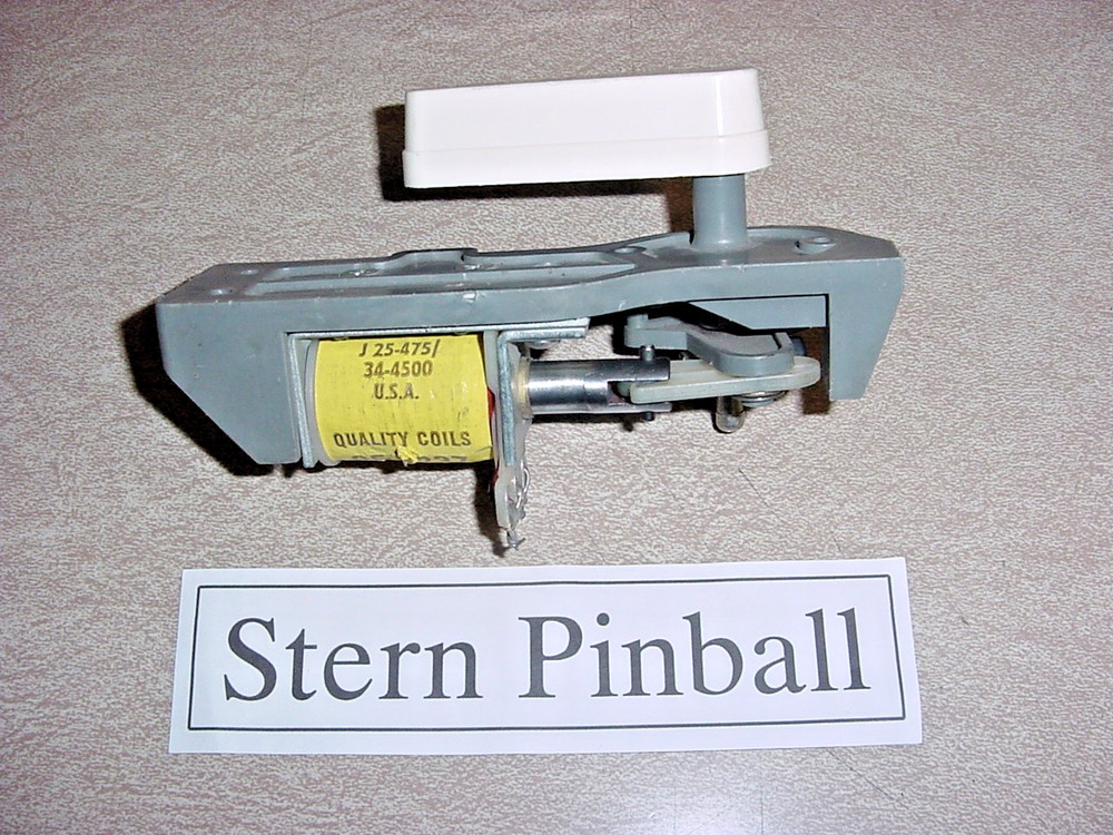 Pinstar, Stern ? Gray Plastic Flipper Base Mounting Assembly, Complete.