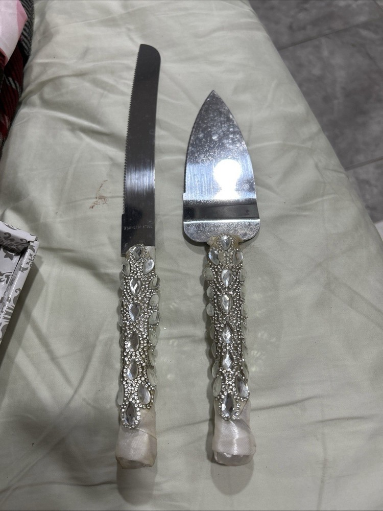 Wedding Cake Serving Set. Stainless Steel