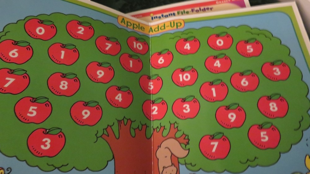 Scholastic Instant File Folder Learning Games Adding and Counting Set