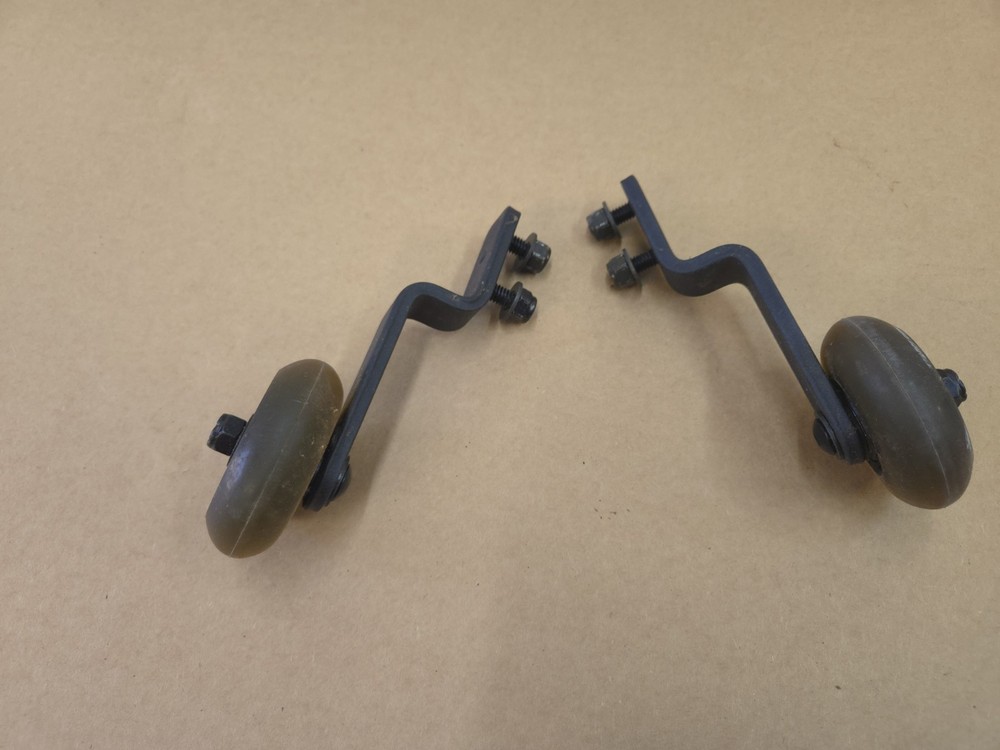 Hoveround MPV5 Electric Wheel Chair Anti Tip Wheels Front Guide Wheels & Bracket