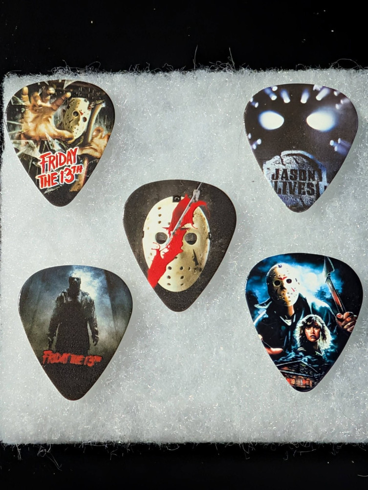 Brand new Friday the 13th guitar picks