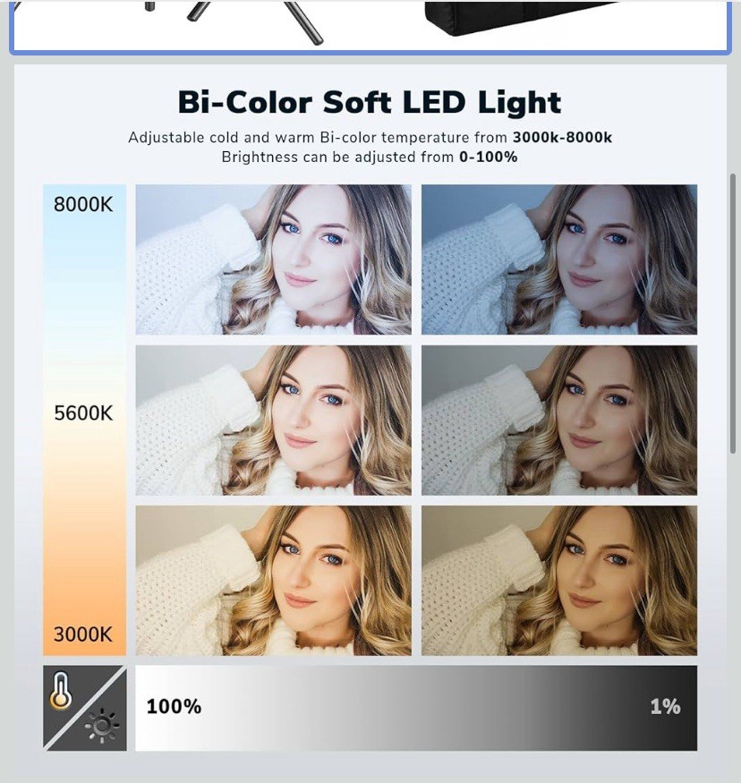 LED Video Light Panel For Streaming