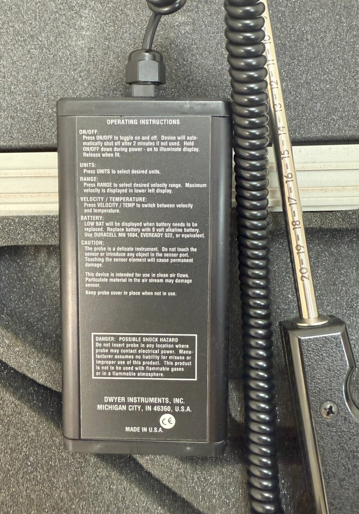 Dwyer Series 471 Thermo - Digital Anemometer