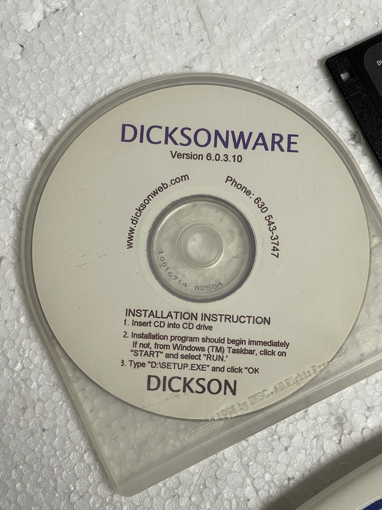 DICKSON TEMPERATURE HUMIDITY DATA LOGGERS