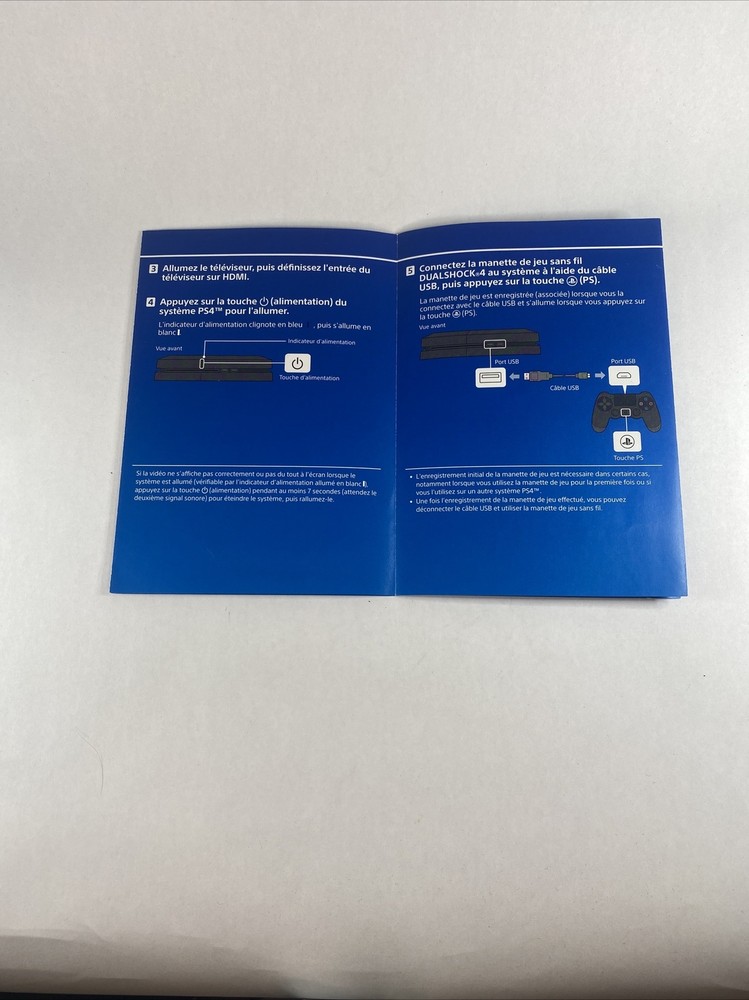 PlayStation 4 Safety Guide Sony *GOOD CONDITION*