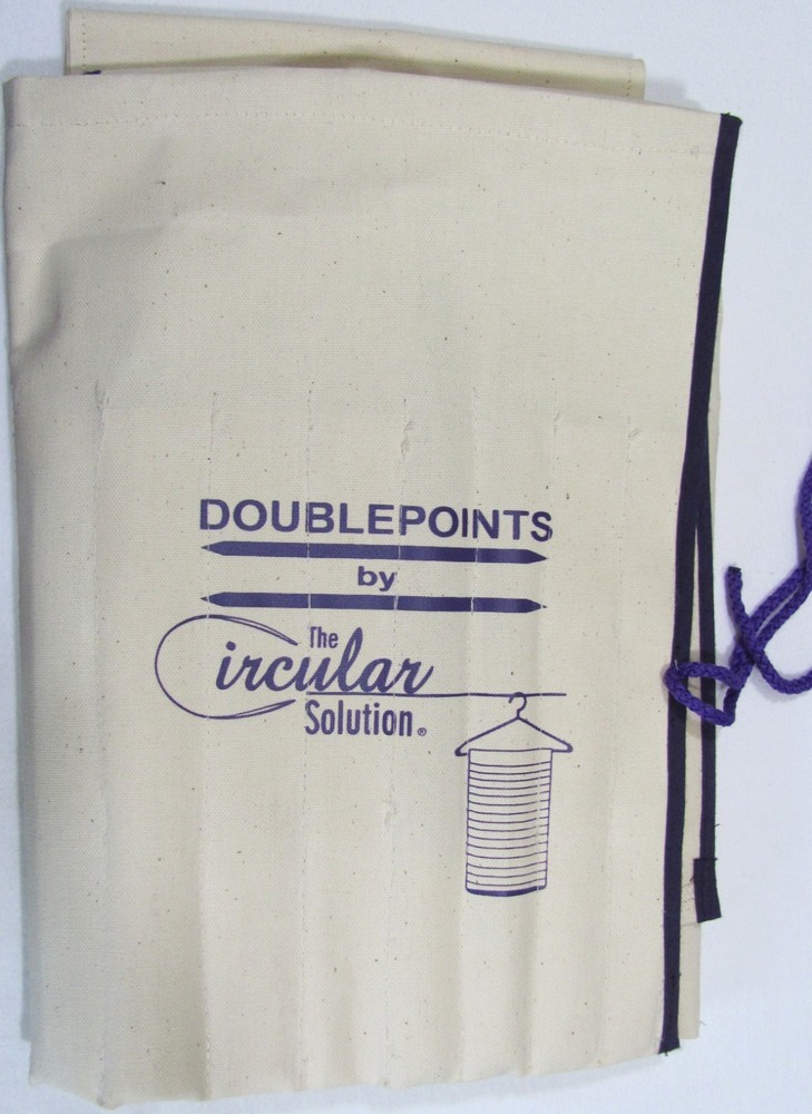 Doublepoints By Circular Solution Heavy Duty Canvas Carry/Hang Case w/Needles
