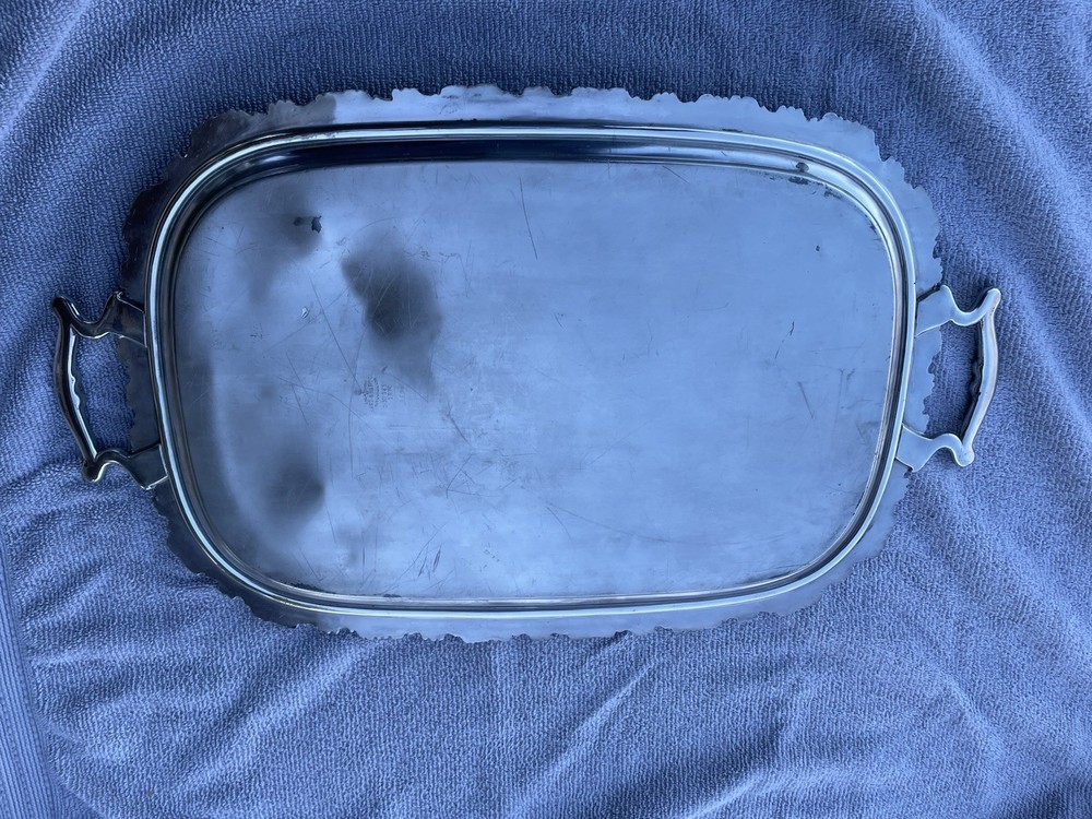 Vintage Reed & Barton Silverplate Tea Coffee Service Set 5 Piece With Platter