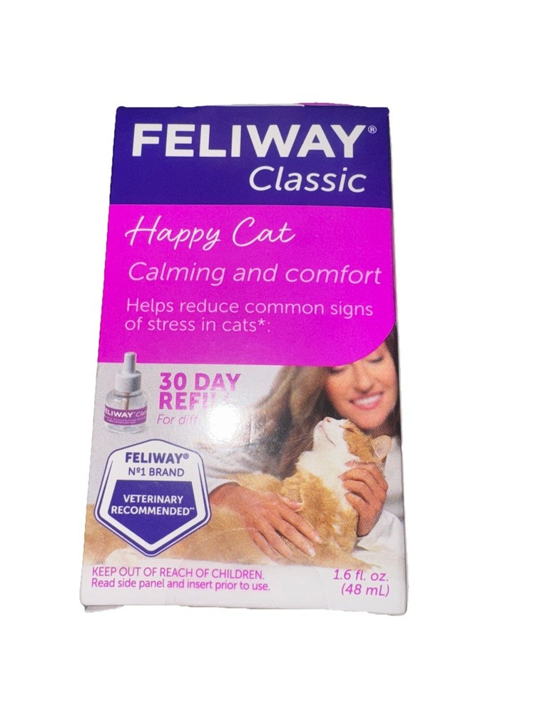 Feliway Classic Diffuser 48 ml Cat Calming Refill New In Box