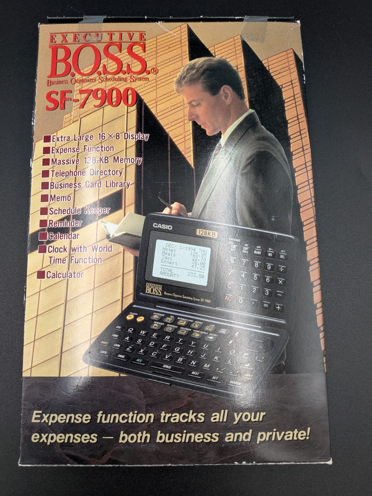 Vintage New CASIO BOSS SF-7900 Electronic Digital Diary - READ