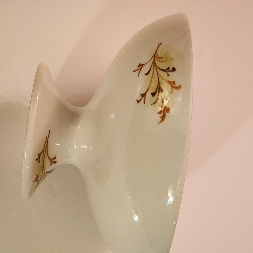 ceramic compote divided pedestal