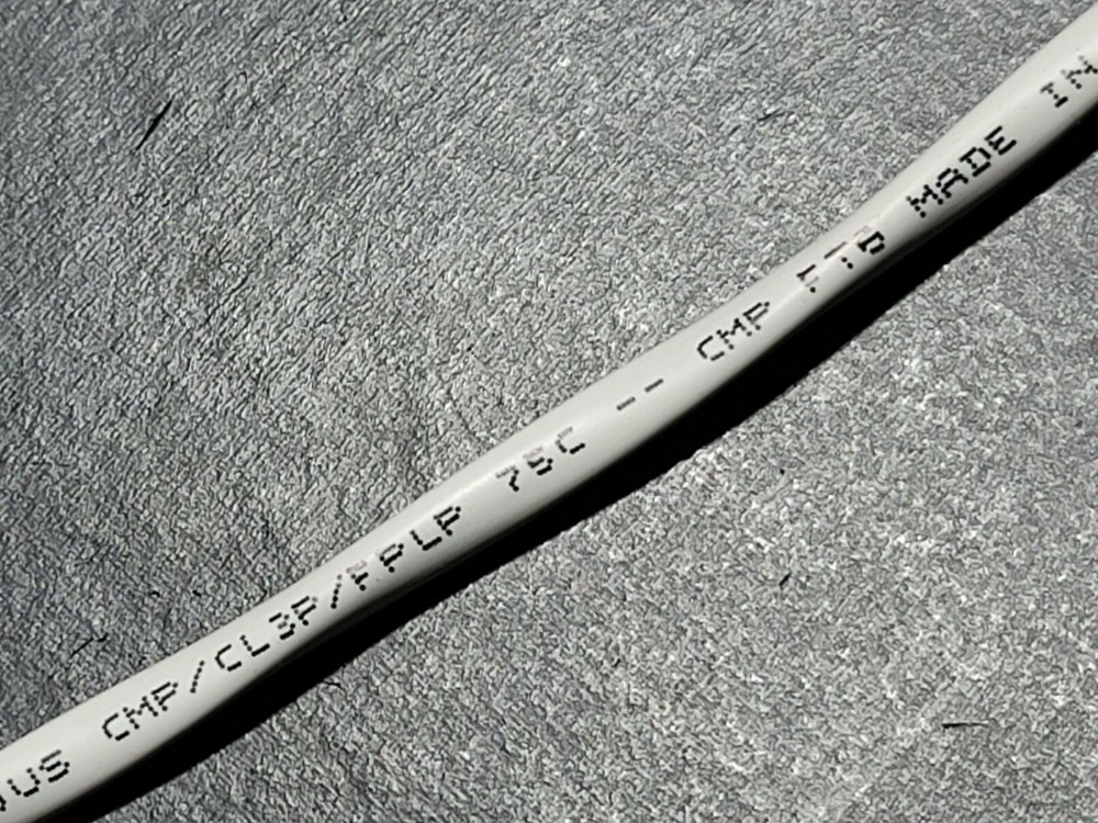 Southwire/Tappan 14/2C Plenum Shielded Security/Communication Cable White /50ft