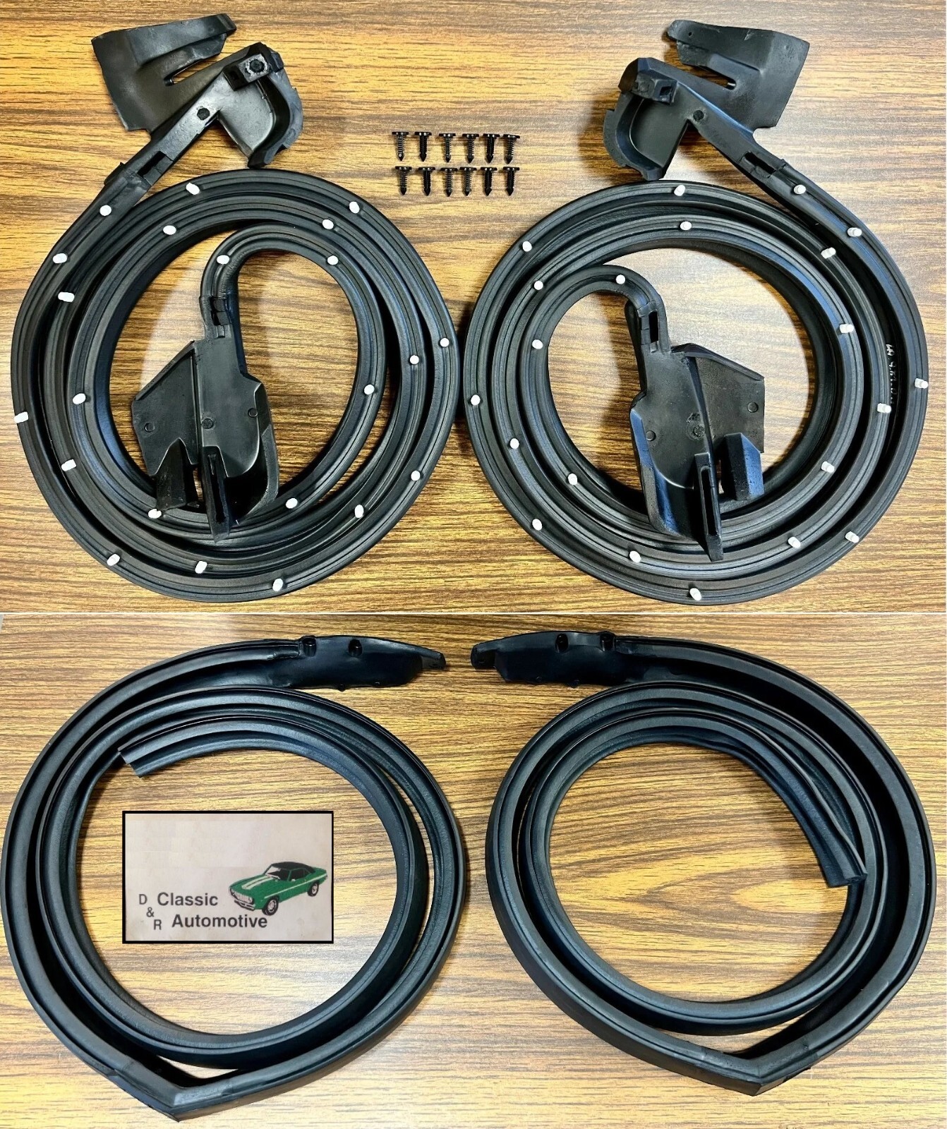 1969-1972 GM A-Body 2-Door Hardtop Door & RoofRail Weatherstrip Chevelle Cutlass