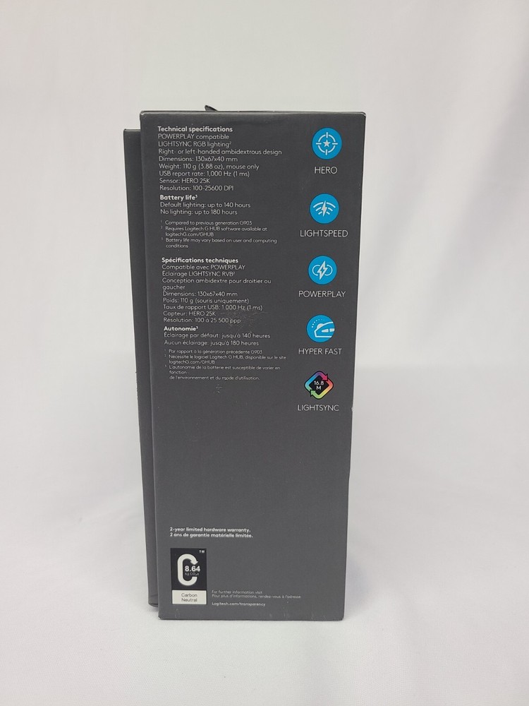 Logitect G903 Lightspeed - Black