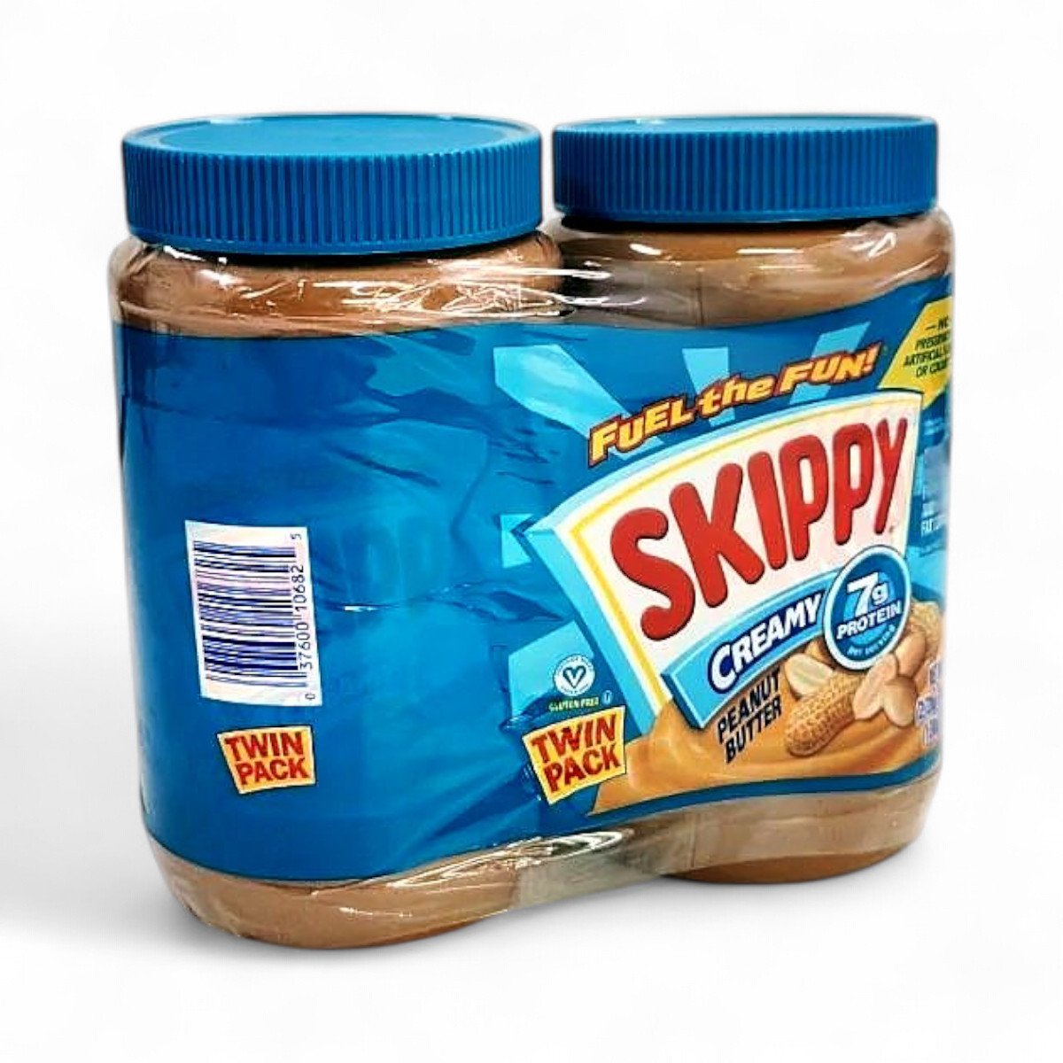 Skippy Creamy Peanut Butter Spread, 48 oz - 2 Pack