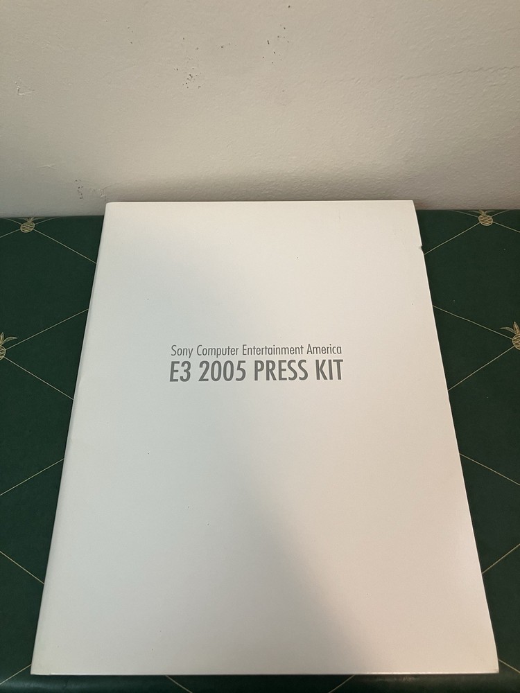 Sony E3 2005 Press Kit Folder: Press Releases, PS3 Announcement, Software List