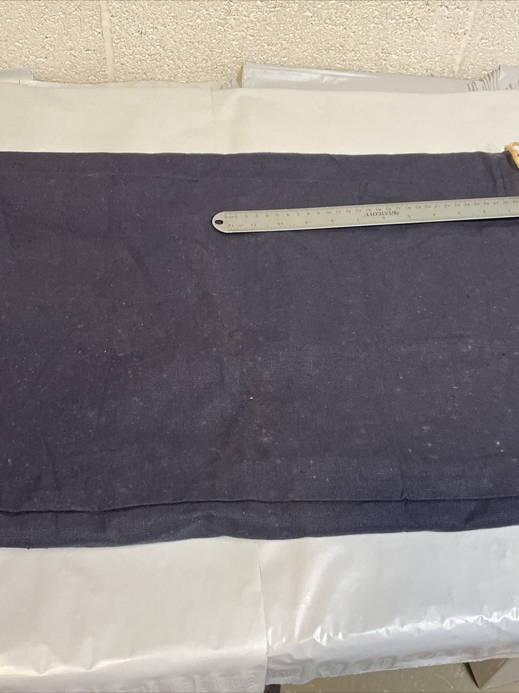 WW2 US Navy Blue Denim Barracks Laundry Drawstring Bag Sack USN 1940’s