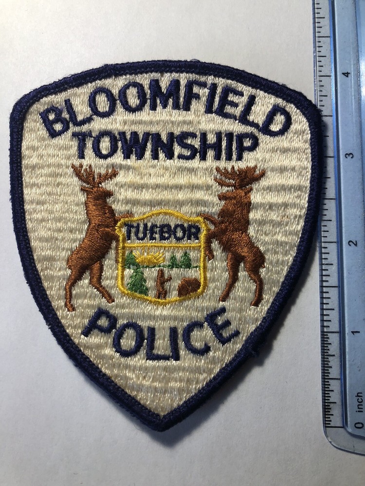 Bloomfield Township Michigan Police Patch
