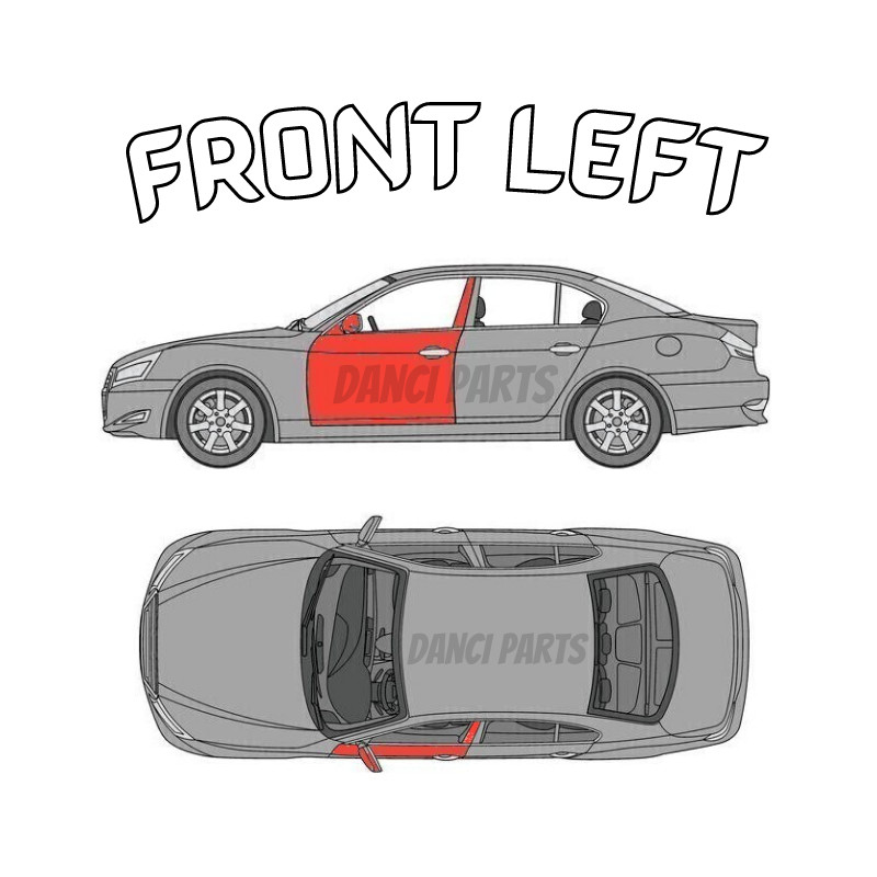 Window Regulator Guide Roller Clips for Driver or Pass for Saab Volvo 1993-2008