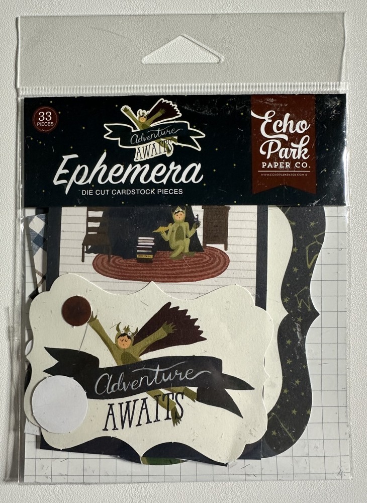 Echo Park Ephemera Die Cut Packs Multiple Variations Available-You Choose
