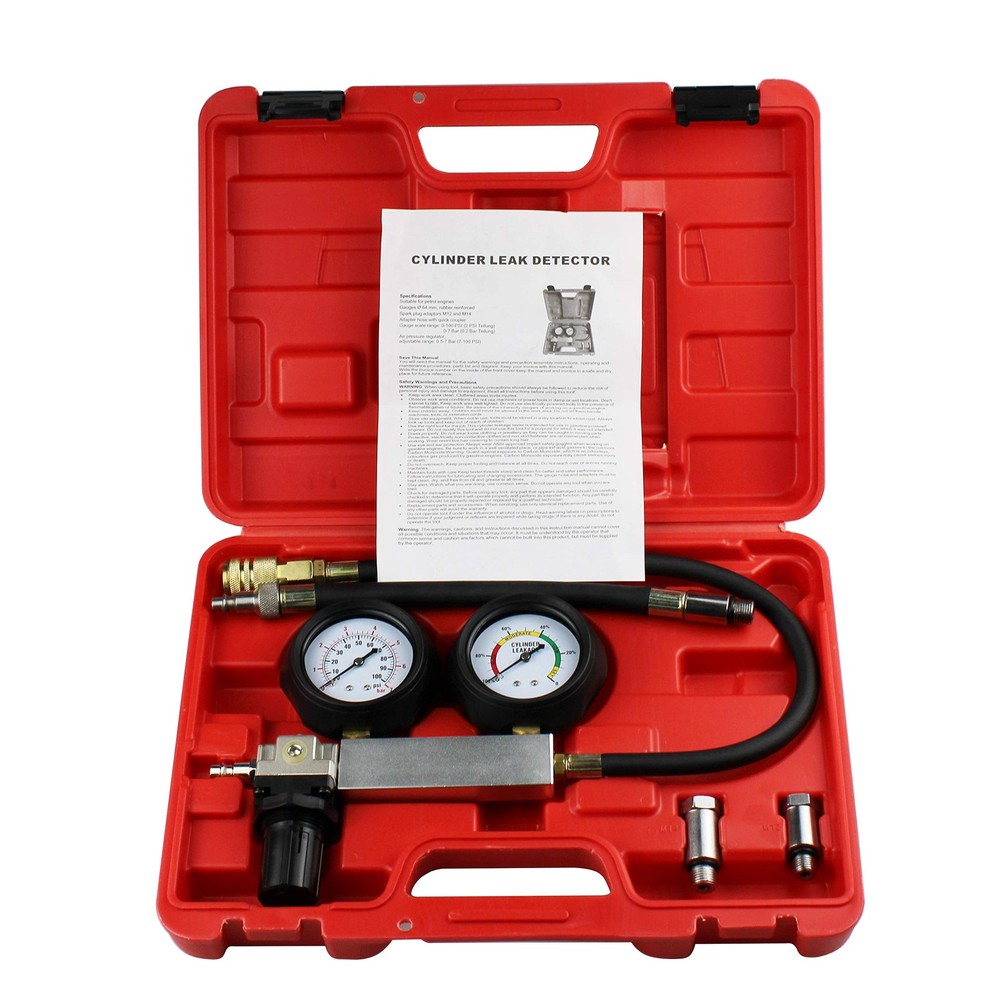 R Cylinder Leak Detector,Engine Compression Diagnosis Test Kit,Cylinder Leaka...
