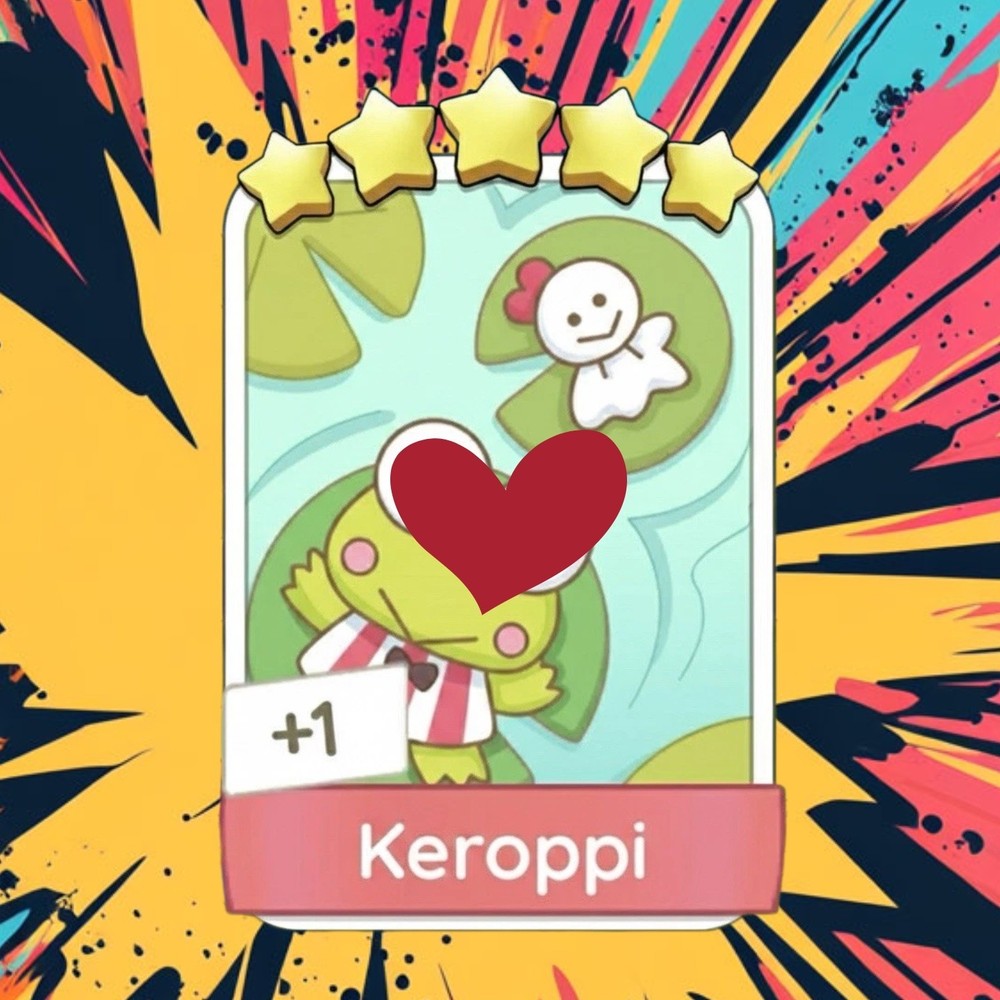 Keroppi -Sticker 5⭐⭐⭐⭐⭐ - ⚡️ Fast Send ⚡-Mono_poly GO!!! Set20-7