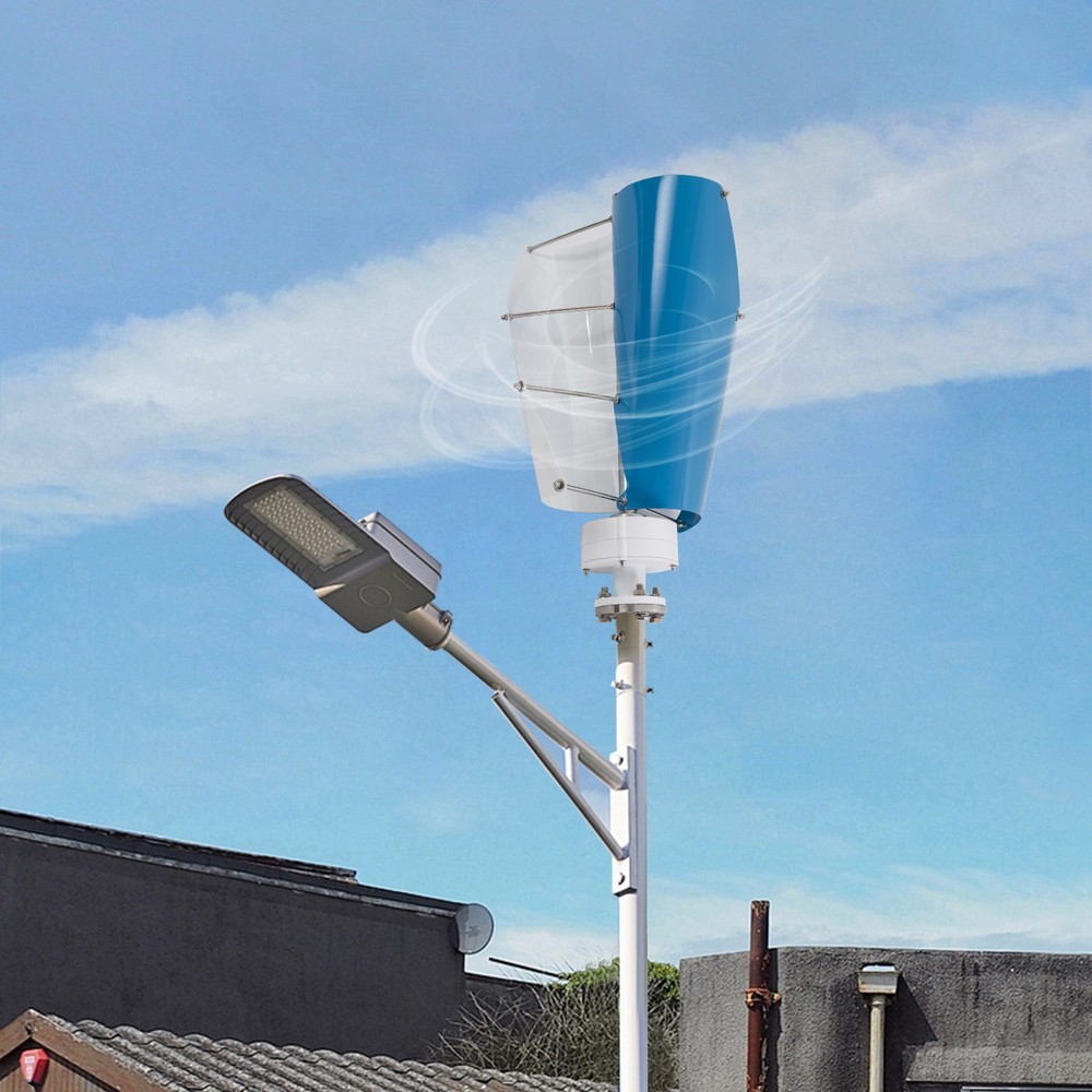 Vertical Axis Wind Turbine Generator 12V with Controller Home Windmill Kit 100W