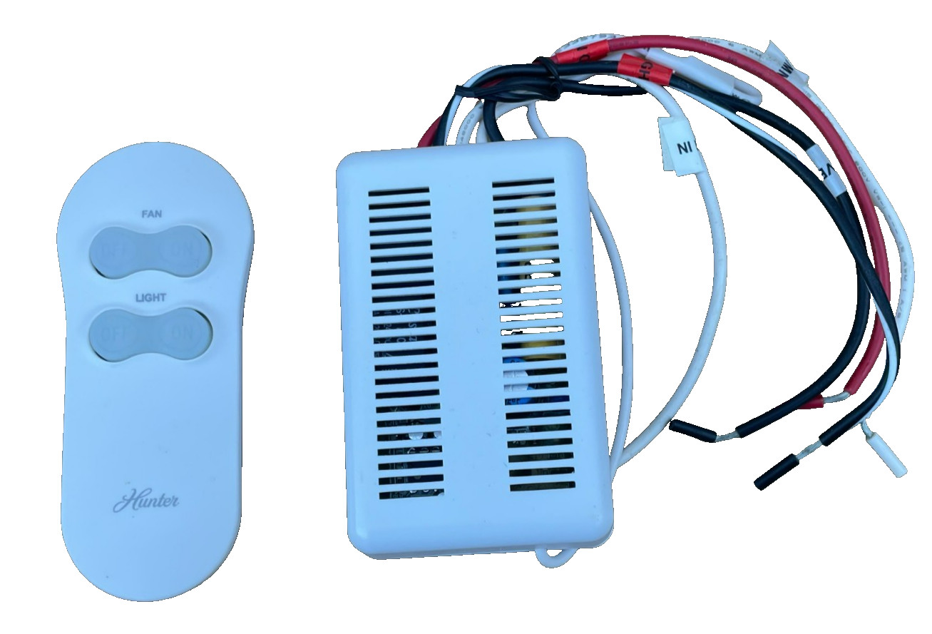 Hunter Wireless Ceiling Fan and Light Remote Control, 27157